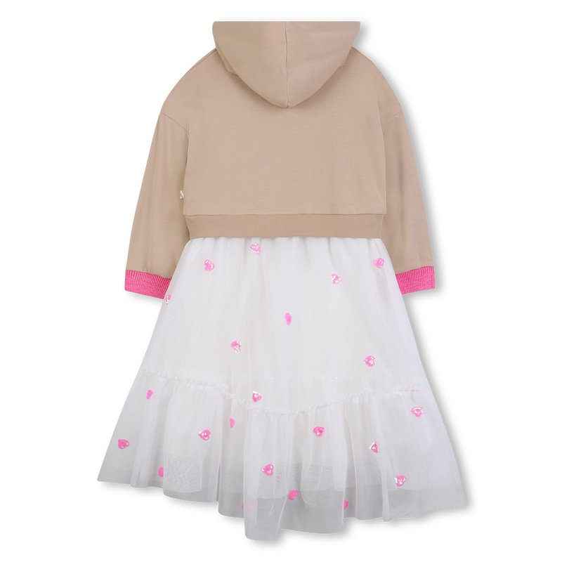 Bi-material dress BILLIEBLUSH 
                        GIRL