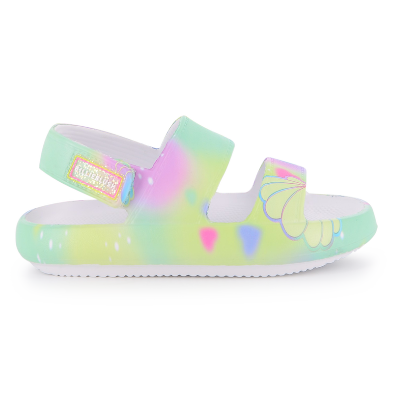 SANDALS WITH HOOK-AND-LOOP CLOSURE BILLIEBLUSH 
                        GIRL