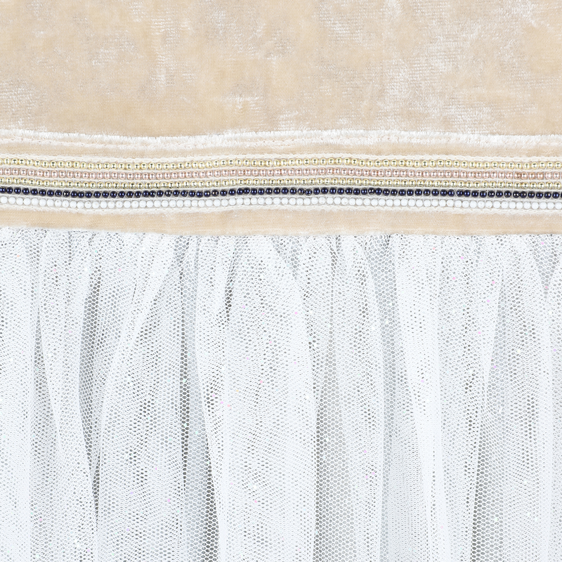 Bi-material dress BILLIEBLUSH 
                        GIRL