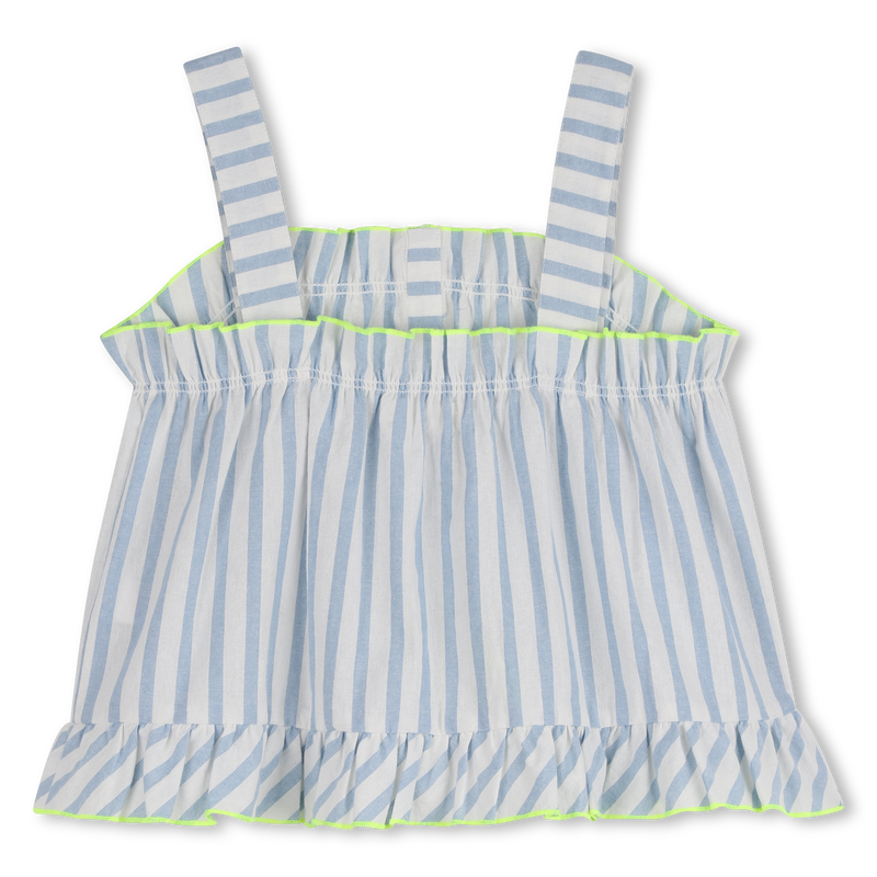 STRIPED TOP WITH STRAPS BILLIEBLUSH 
                        GIRL