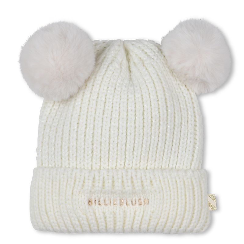 Double pompom beanie BILLIEBLUSH 
                    GIRL