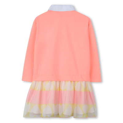 Bi-material dress BILLIEBLUSH GIRL