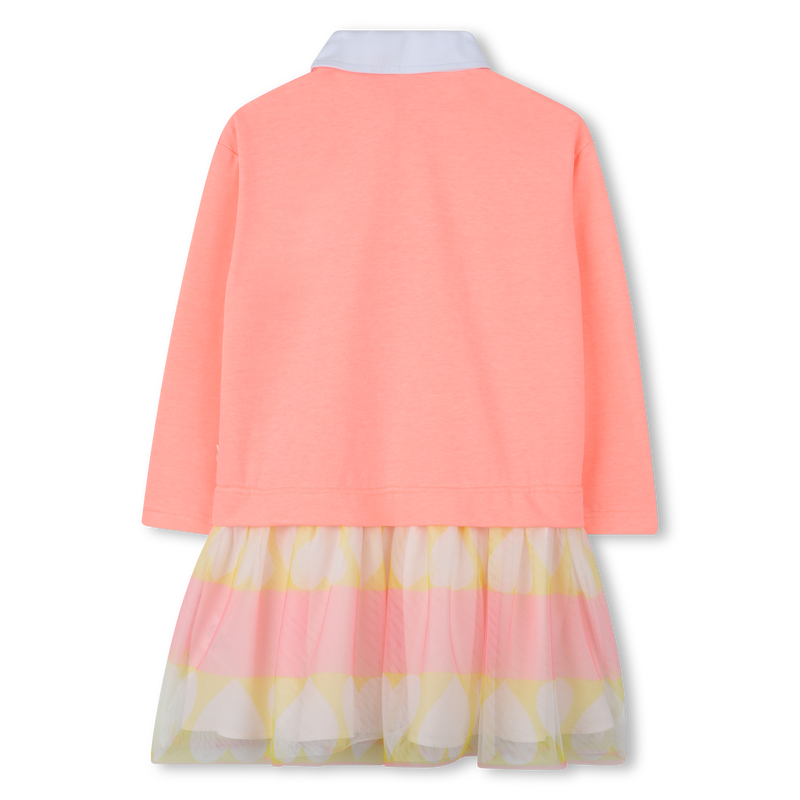 Bi-material dress BILLIEBLUSH 
                    GIRL