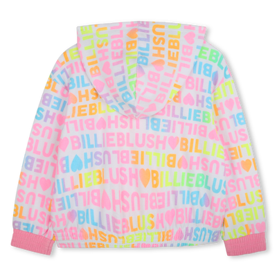 Zipped terry cloth hoody BILLIEBLUSH GIRL