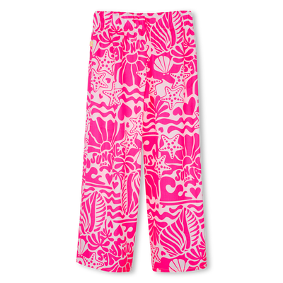 Wide patterned trousers BILLIEBLUSH GIRL
