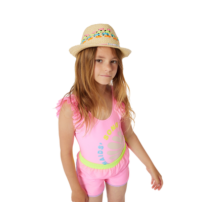 Striped woven hat BILLIEBLUSH GIRL