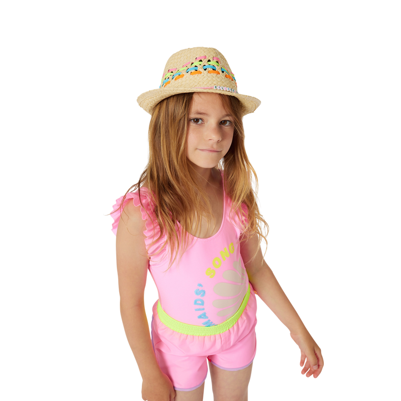 Striped woven hat BILLIEBLUSH 
                        GIRL