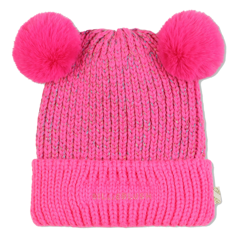 Double pompom beanie BILLIEBLUSH 
                    GIRL