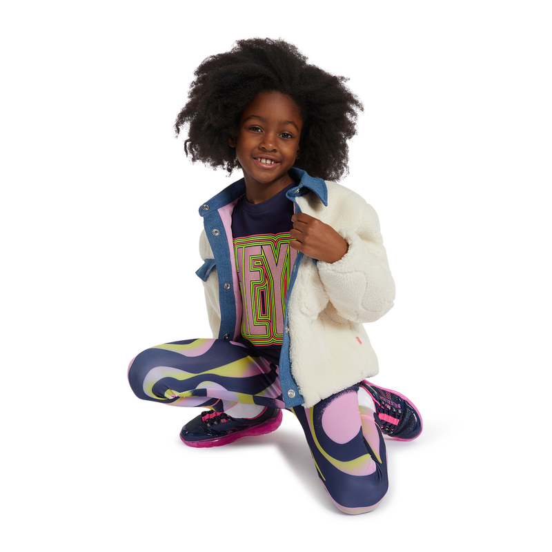 Cotton graphic 3/4 sleeve top BILLIEBLUSH 
                        GIRL