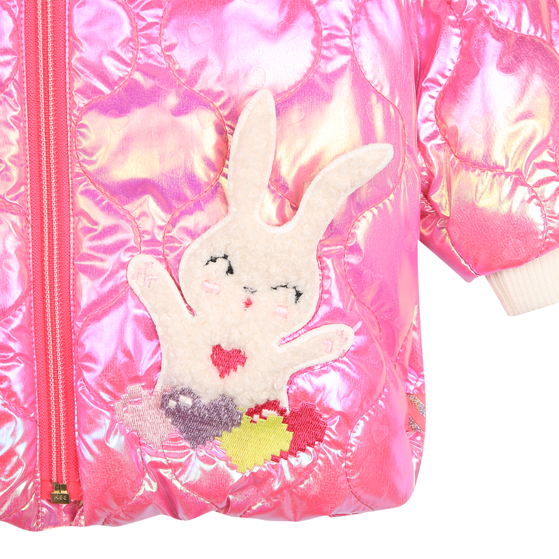 Iridescent quilted puffer BILLIEBLUSH 
                        GIRL