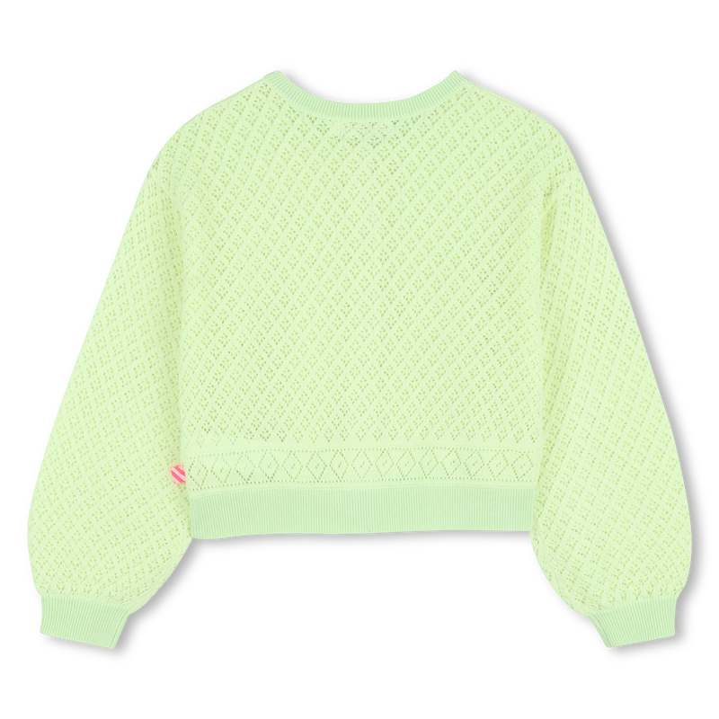 OPENWORK KNITTED CARDIGAN BILLIEBLUSH 
                        GIRL