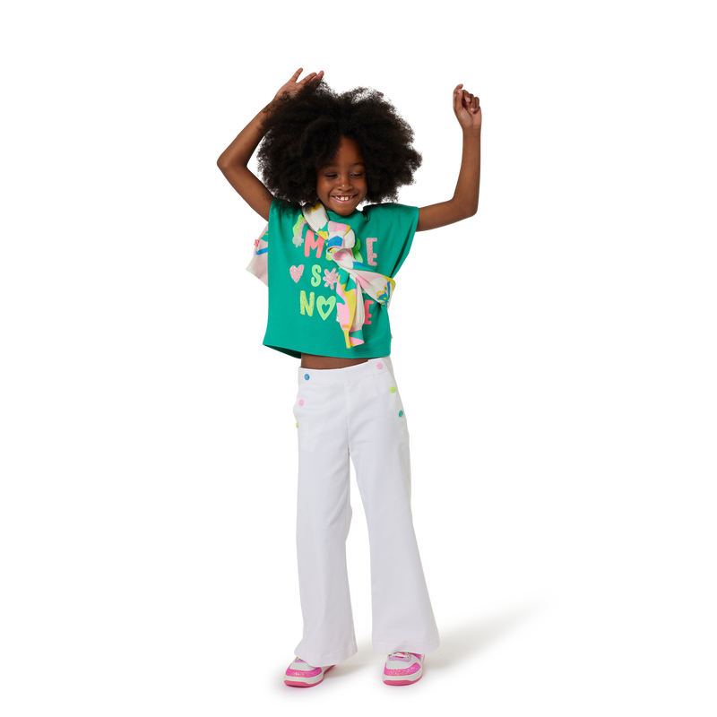 Sequin slogan t-shirt BILLIEBLUSH 
                        GIRL