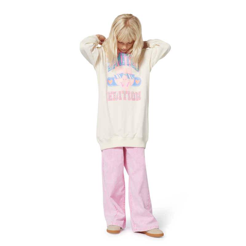 Hooded fleece dress BILLIEBLUSH 
                    GIRL