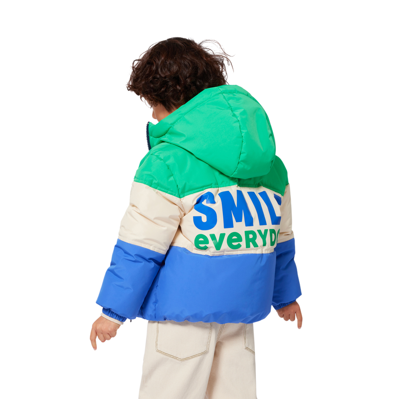 Hooded down jacket BILLIEBLUSH 
                    BOY