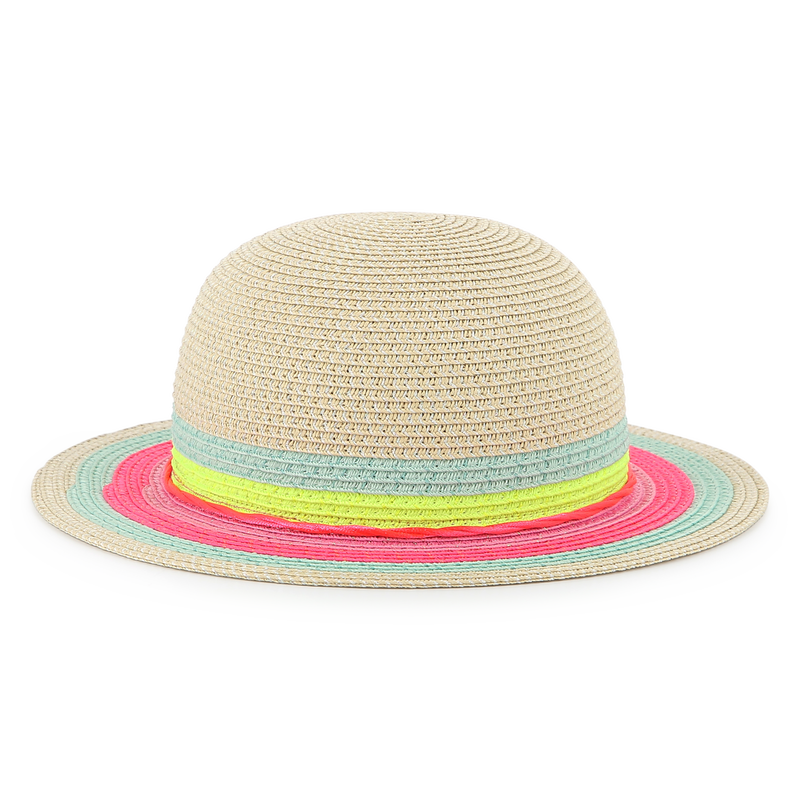 Sun hat with coloured stripes BILLIEBLUSH 
                    GIRL