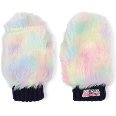 Fluffy polar fleece mittens BILLIEBLUSH GIRL