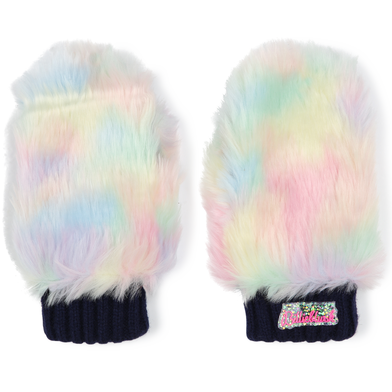 Fluffy polar fleece mittens BILLIEBLUSH 
                        GIRL