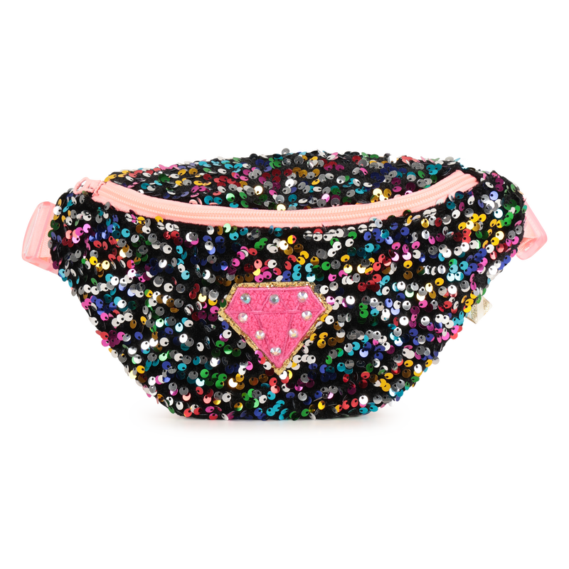 Velvet-based fanny pack BILLIEBLUSH 
                        GIRL