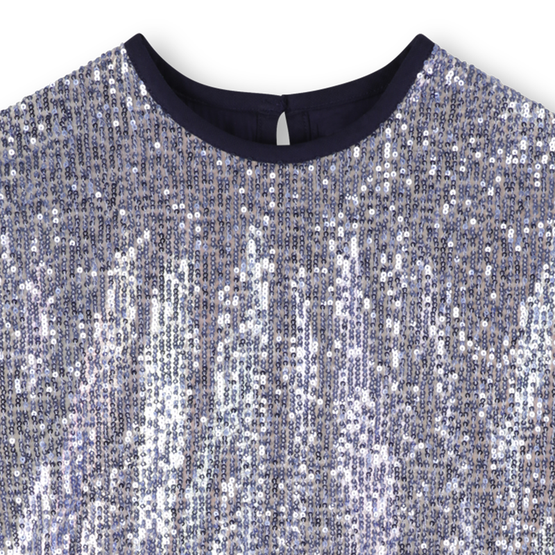 Bi-material dress BILLIEBLUSH 
                    GIRL