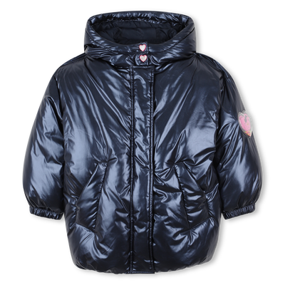 Hooded down jacket BILLIEBLUSH GIRL