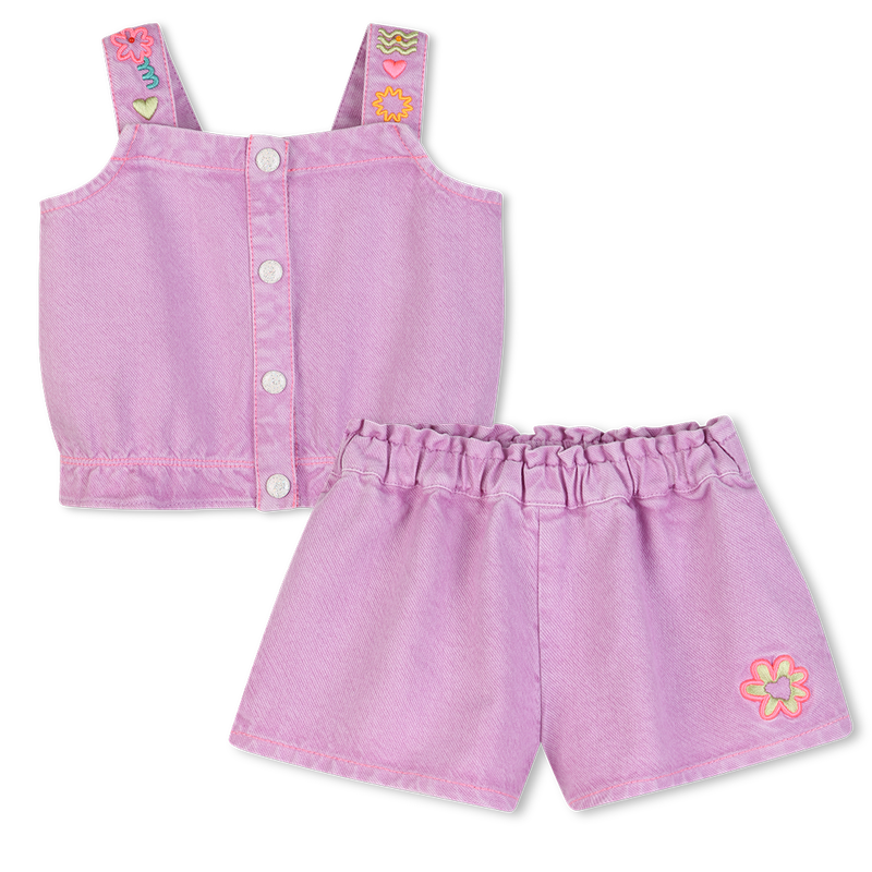 VEST TOP + SHORTS SET BILLIEBLUSH 
                        GIRL
