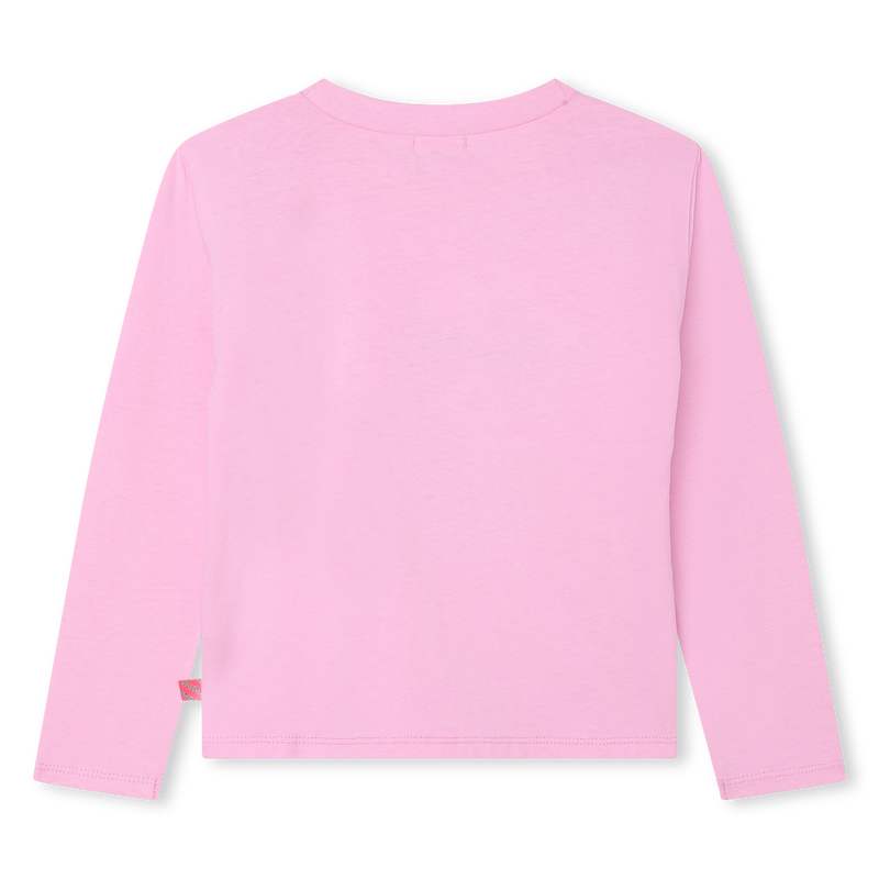 Sequin-graphic long-sleeve BILLIEBLUSH 
                        GIRL