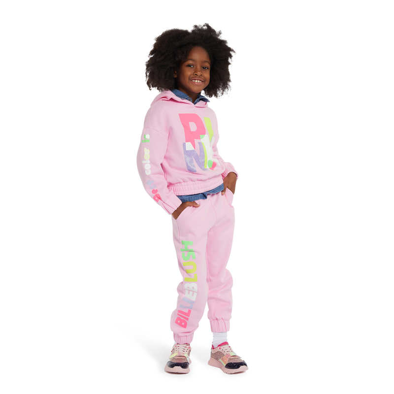 Brushed fleece hoodie BILLIEBLUSH 
                        GIRL
