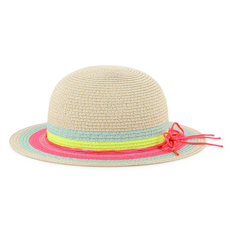 Sun hat with coloured stripes BILLIEBLUSH 
                    GIRL