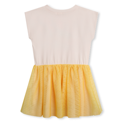 Dual-fabric sleeveless dress BILLIEBLUSH GIRL