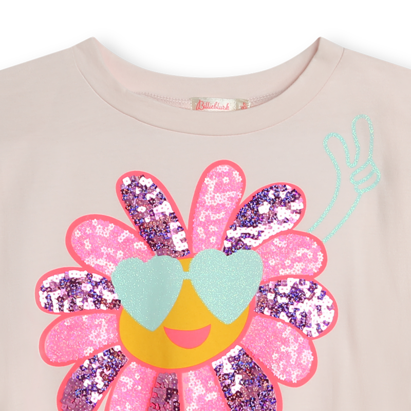 Dual-fabric sleeveless dress BILLIEBLUSH 
                        GIRL