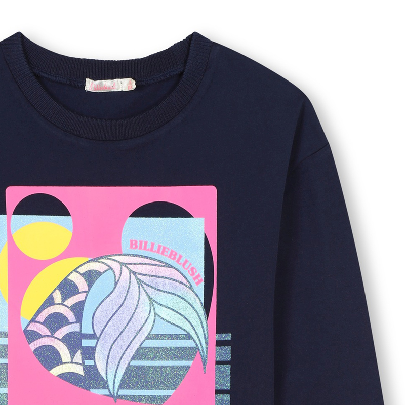 Novelty bi-material dress BILLIEBLUSH 
                        GIRL