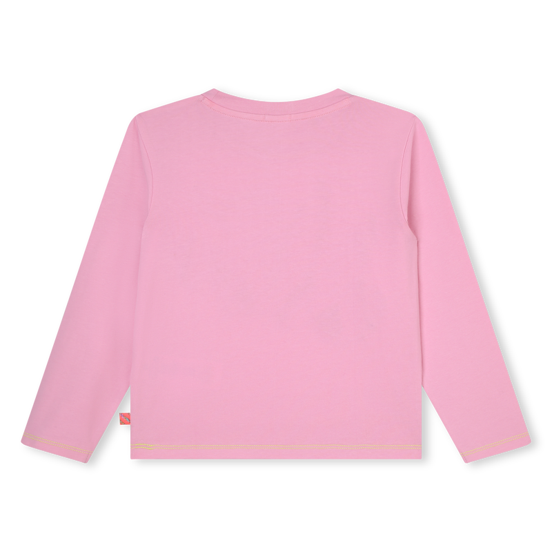 Cotton graphic long-sleeve BILLIEBLUSH 
                        GIRL