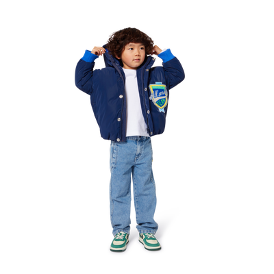 Hooded down jacket BILLIEBLUSH BOY