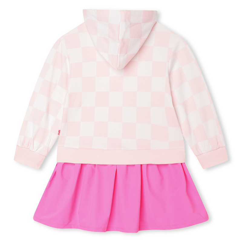 Print fleece hoodie dress BILLIEBLUSH 
                        GIRL