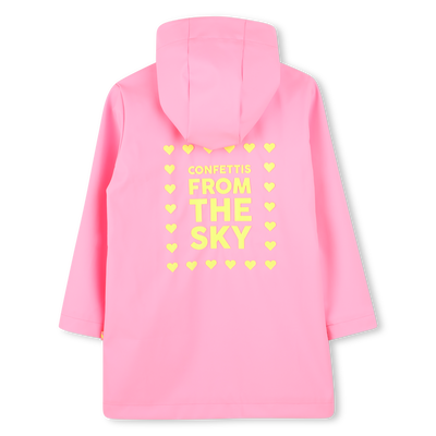 Long hooded raincoat BILLIEBLUSH GIRL
