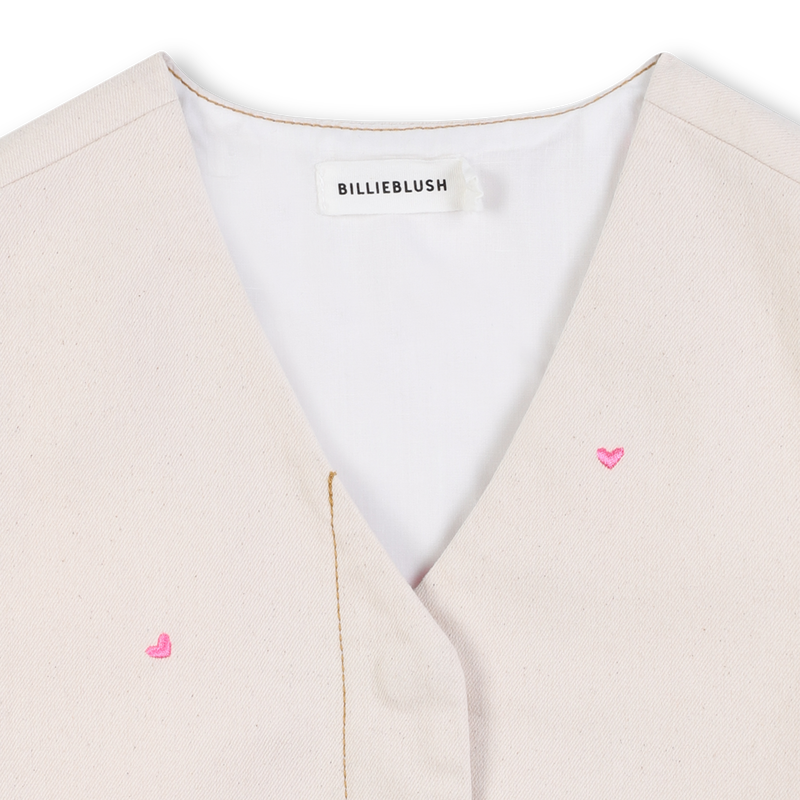 Printed sleeveless jacket BILLIEBLUSH 
                    GIRL