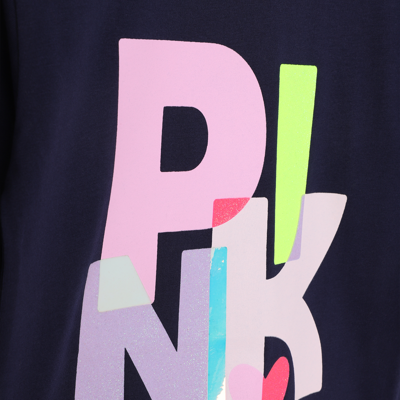 Cotton graphic long-sleeve BILLIEBLUSH 
                        GIRL