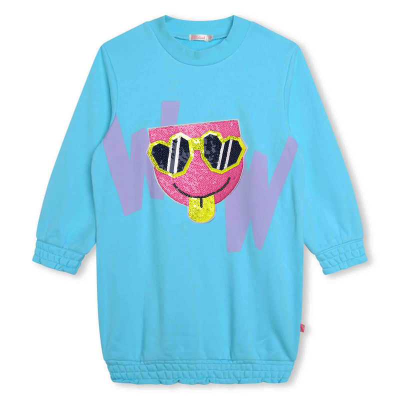 Sequinned fleece dress BILLIEBLUSH 
                    GIRL