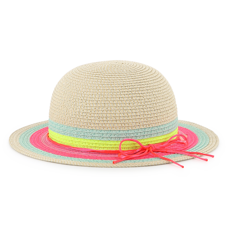 Sun hat with coloured stripes BILLIEBLUSH 
                        GIRL