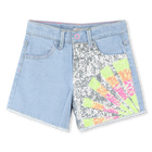 Adjustable denim shorts BILLIEBLUSH 
                    GIRL