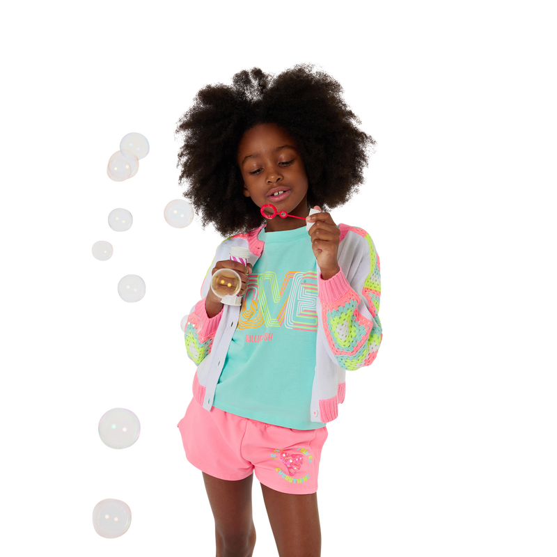 Sequined fleece shorts BILLIEBLUSH 
                        GIRL