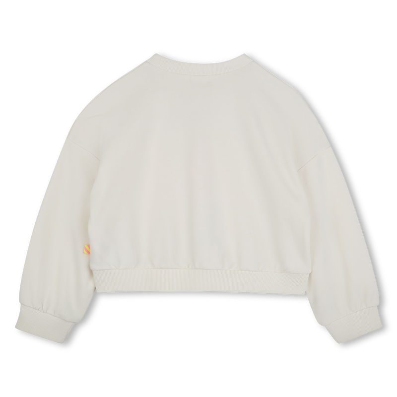 Cotton fleece sweatshirt BILLIEBLUSH 
                        GIRL