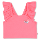 Vest top with ruffled straps BILLIEBLUSH 
                    GIRL