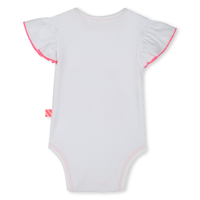 Short-sleeved cotton bodysuit BILLIEBLUSH GIRL