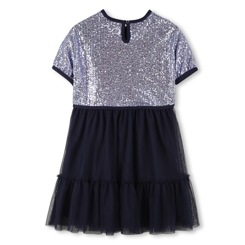 Bi-material dress BILLIEBLUSH 
                    GIRL
