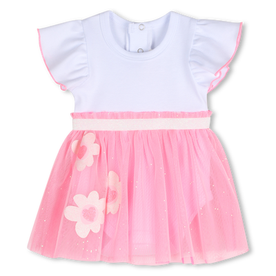 RUFFLED SHORT-SLEEVED BODYSUIT BILLIEBLUSH GIRL