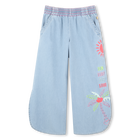 Wide-leg cotton jeans BILLIEBLUSH 
                    GIRL