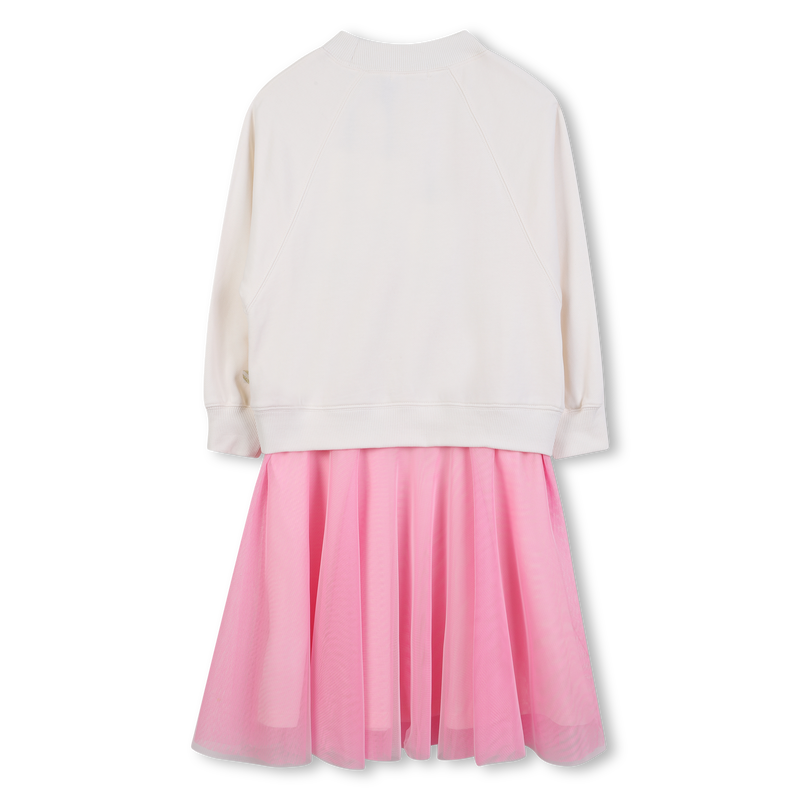 Bi-material dress BILLIEBLUSH 
                    GIRL