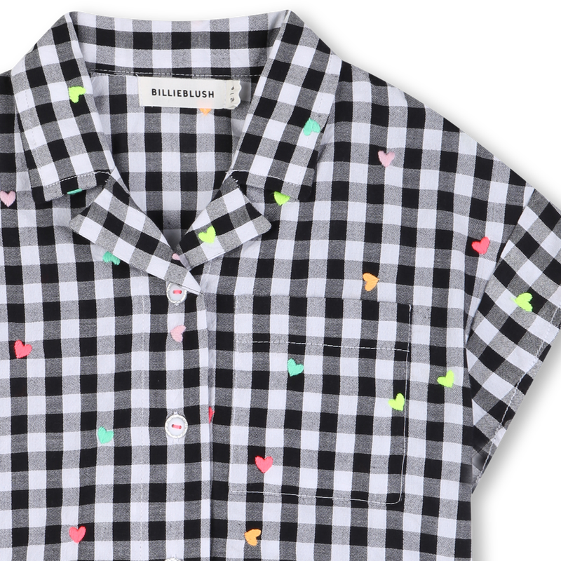 GINGHAM PRINT SHIRT BILLIEBLUSH 
                        GIRL