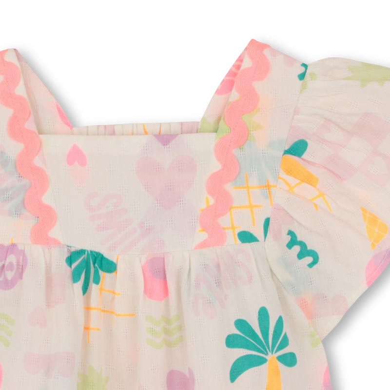 RUFFLED SHORT SLEEVE BLOUSE BILLIEBLUSH 
                        GIRL